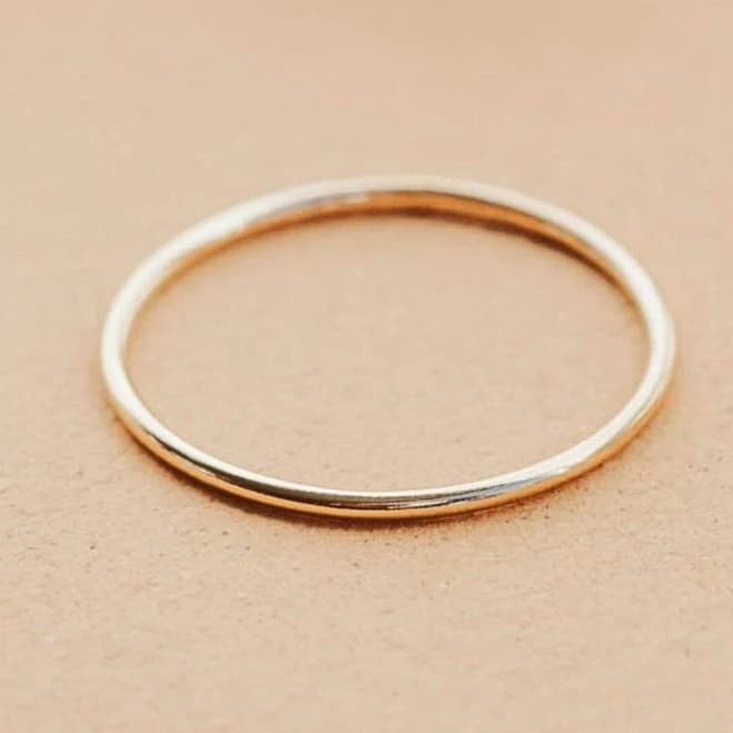 Hello Adorn Teeny-Tiny 14kt Gold Fill Band