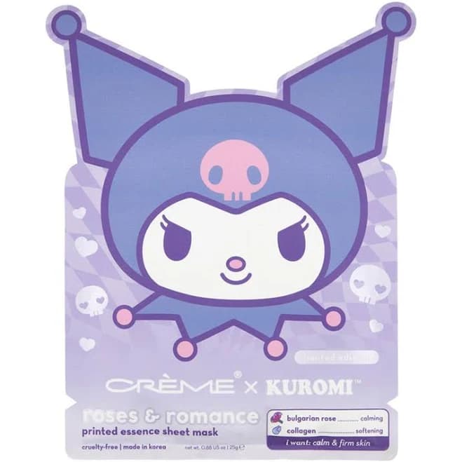 Kuromi Roses & Romance Printed Essence Sheet Mask