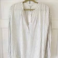 Joie Azabeth Blouse Porcelain Women's Size M New with Tags | eBay