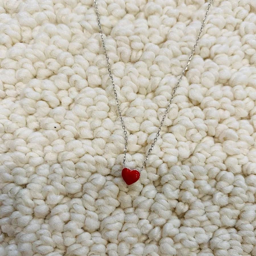Red Heart Necklace