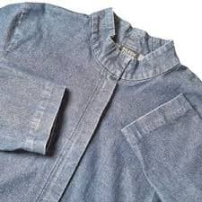 Eileen Fisher | Jackets & Coats | Eileen Fisher Denim Black Jean Jacket Barn Jacket Sz Xl Never Worn | Poshmark