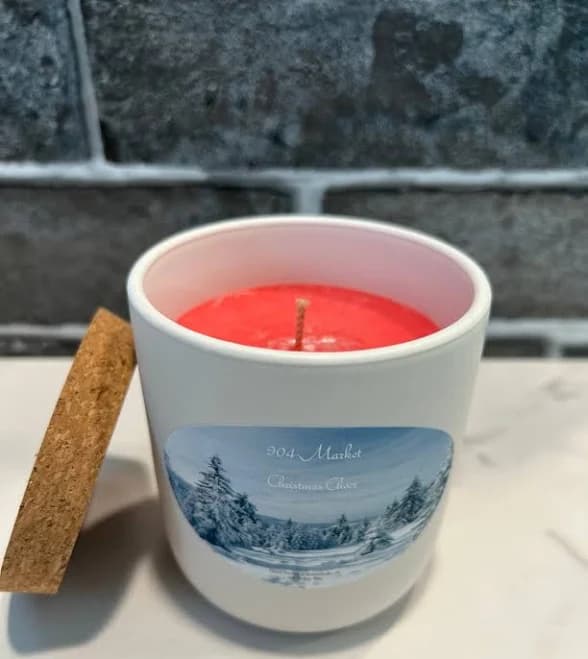 Ceramic Jar with Single Wick