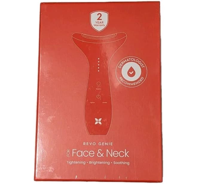 Revo Genie | Face & Neck Beauty Massager With Ultra Powerful LEDs For Wrinkle - New Beauty