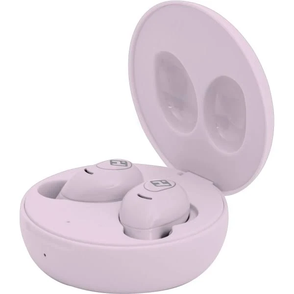 iHome Xt-59 Water-Resistant Wireless Bluetooth Earbuds with Round Charging Case