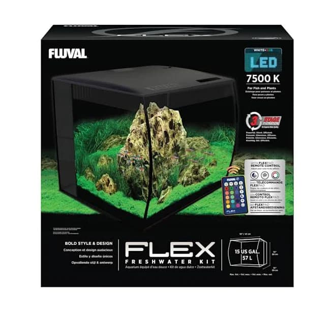 Fluval FLEX 15 Gallon Aquarium Kit