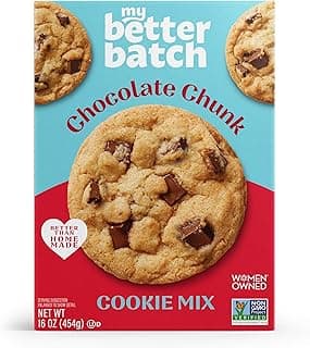 Chocolate Chip Cookie Mix, Simple Cookie Recipe, Chocolate Chunk Cookies, Makes 16 Large Cookies, Non GMO, Kosher, 16oz (Pack of 1)