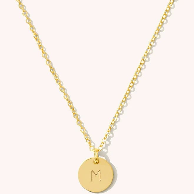 Dainty Initial Necklace