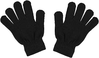 Kids Gloves Magic Knit Gloves for Girls/Boys Solid Colors