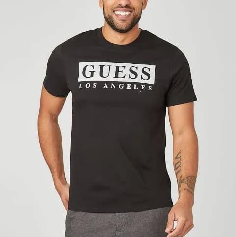 GUESS Men's Greg Logo T-Shirt