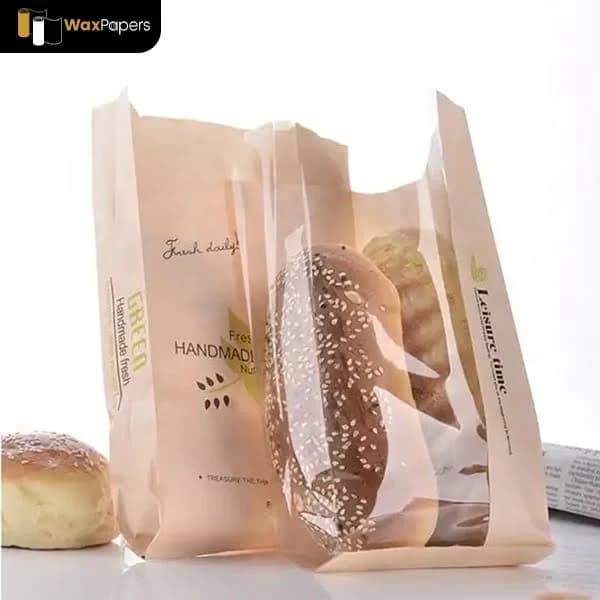 Branded Paper Bags for Bakery Loaves