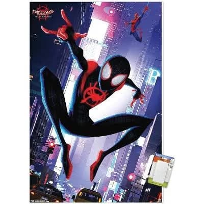 Marvel Spider-Man Into The Spider-Verse Street Wall Poster