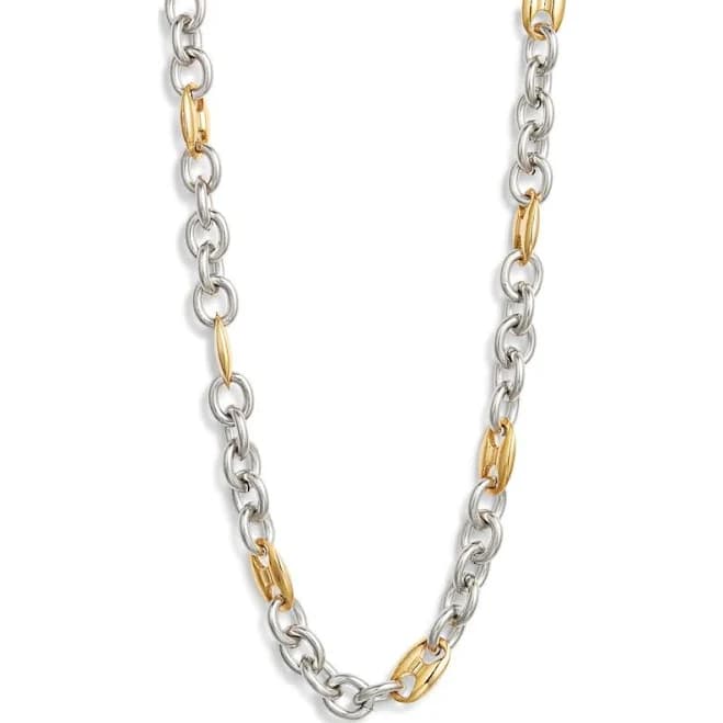 VIDAKUSH Women's Duotone Mariner Link Necklace