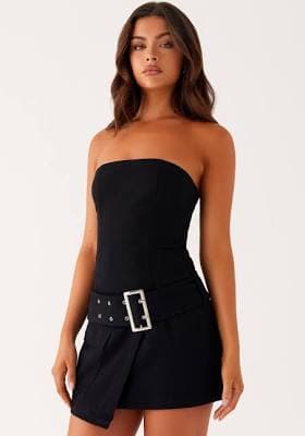 All for You Strapless Mini Dress