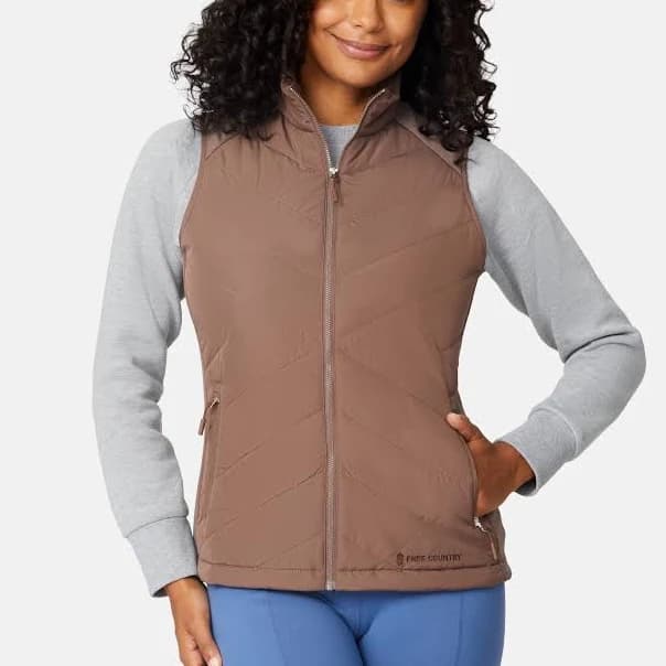 Free Country Women's Quilted Hybrid Vest