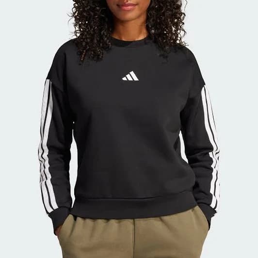 adidas Women's Essentials 3-Stripes Fleece Sweatshirt