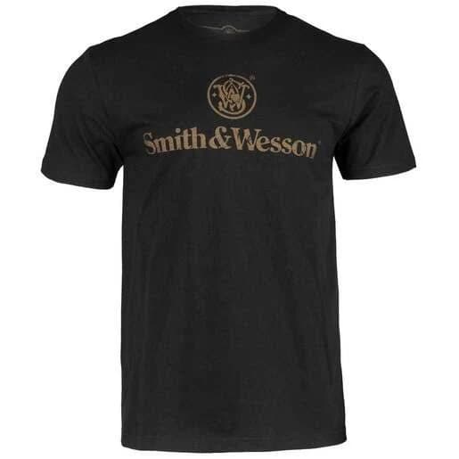Smith & Wesson Men's Distressed Logo Premium Tee Shirt