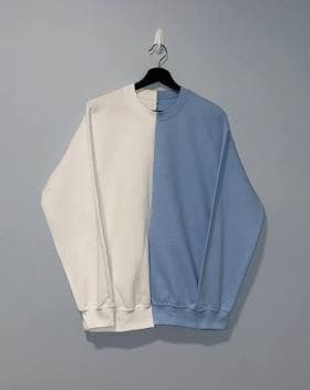 Personalized Two-Toned Crewneck Sweatshirt