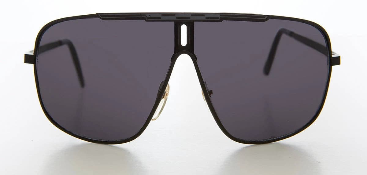 Tucker Large Square Vintage Pilot Sunglasses