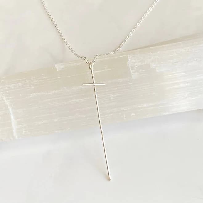 Modern Cross Necklace