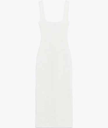 Zara Women's Stretch Square Neck Dress
