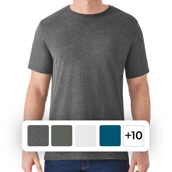 Member's Mark Men's Shirts Member's Mark Essential Crewneck Short Sleeve Tee