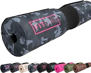 Squat Pad and Hip Thrust Pad for Leg Day, Barbell Pad Stays in Place Secure, Thick Cushion for Comfortable Squats Lunges Glute Bridges, Olympic Bar and Smith Machine