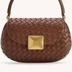 Zuri Hand Woven Round Top Handle Bag