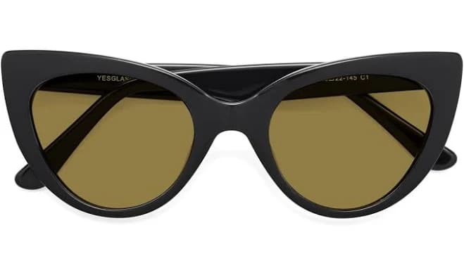 Retro-Vintage Acetate Cat-Eye Tinted Sunglasses Sunwear Lenses