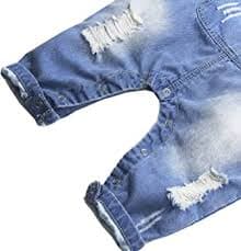 Amazon.com: KIDSCOOL SPACE Baby Girls Big Bib Pocket Ripped Bowknot Decor Jeans Overalls,Blue,6-12 Months: Clothing, Shoes & Jewelry