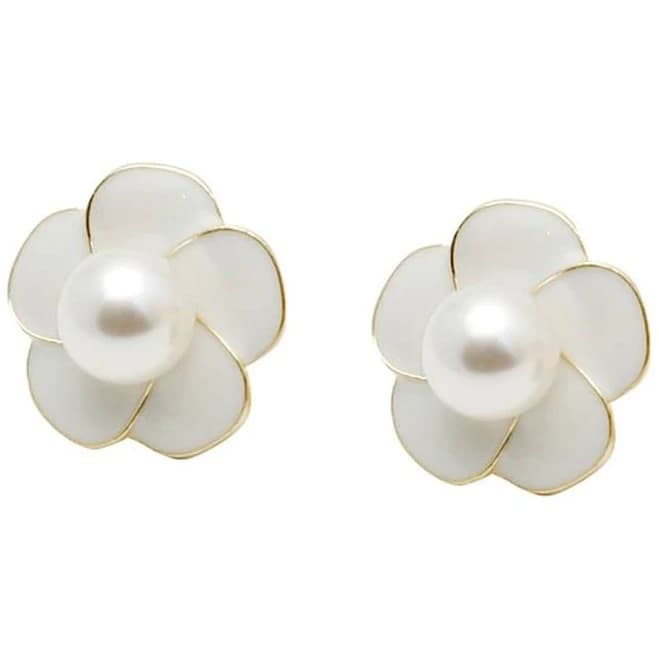 Sohi Women's Flower Stud Earrings