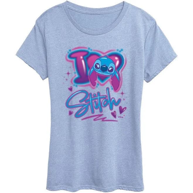 Disney Lilo & Stitch I Love Stitch Graphic T-Shirt