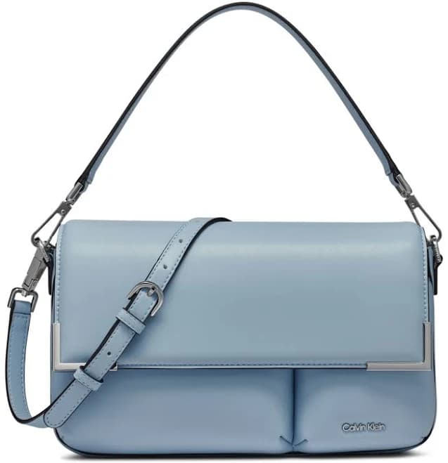 Calvin Klein Mica Flap Convertible Shoulder Bag