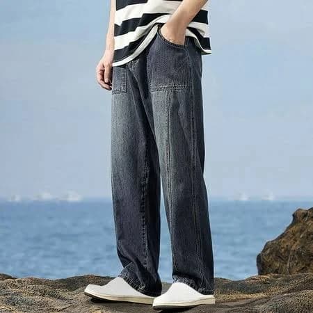 Men's Baggy Loose Wide Leg Jeans