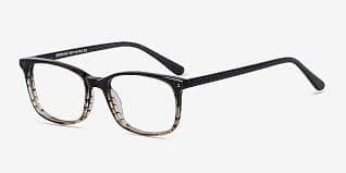 Botanist Rectangle Gray Brown Full Rim Eyeglasses | Eyebuydirect