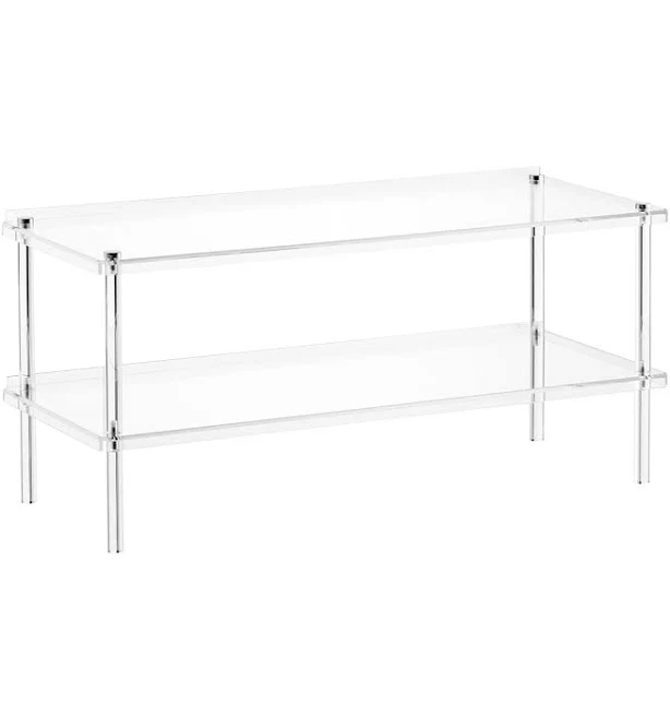 The Container Store 4-Tier Luxe Acrylic Shoe Rack