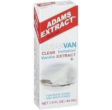 Adams Clear Imitation Vanilla Extract