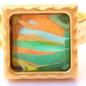Radiant Statement Square Ring