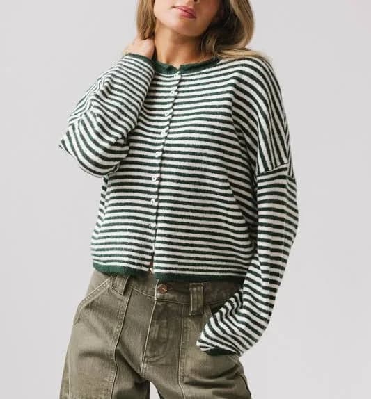 Miriam Striped Cardigan