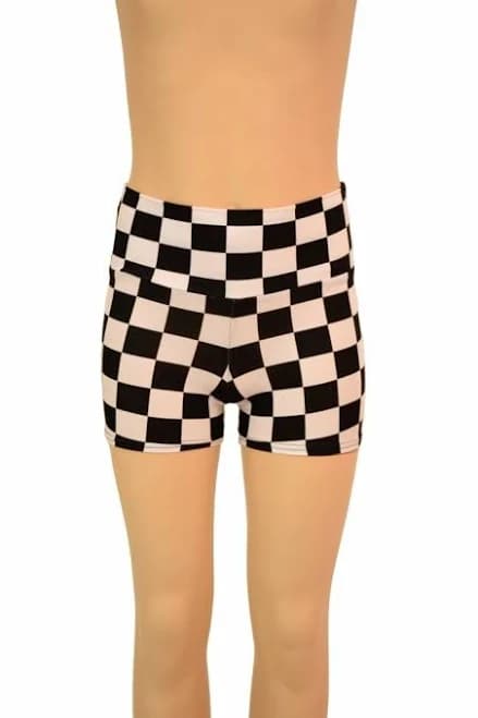 Kids Checkered Shorts