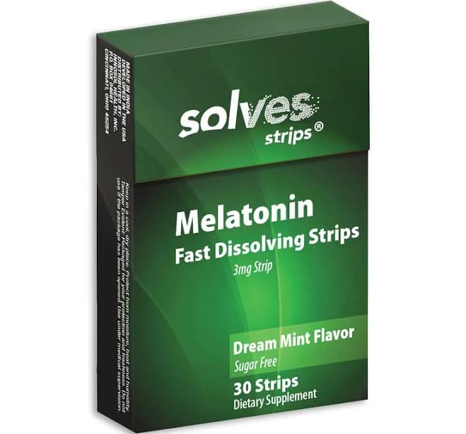 Solves Strips Melatonin Dissolvable Strips