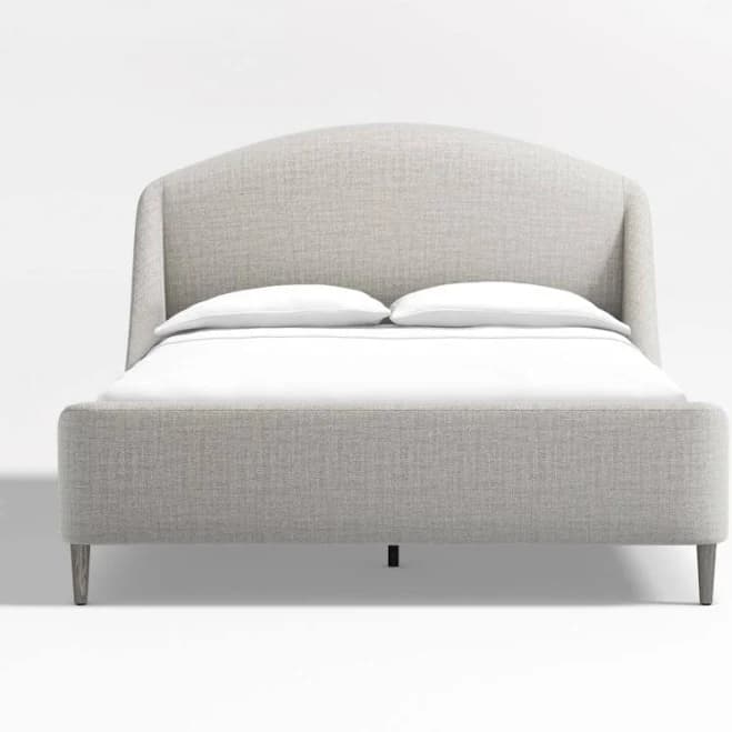 crate & barrel Lafayette Upholstered Bed
