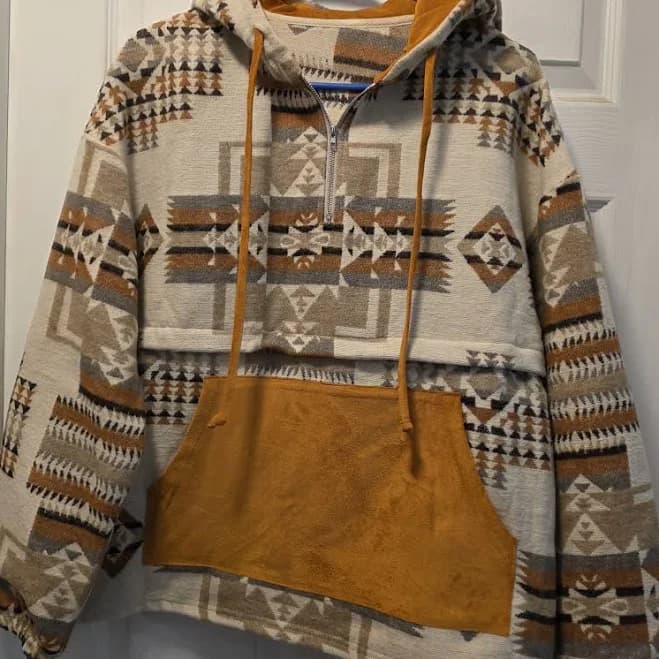 Men's Geometric Hoodie