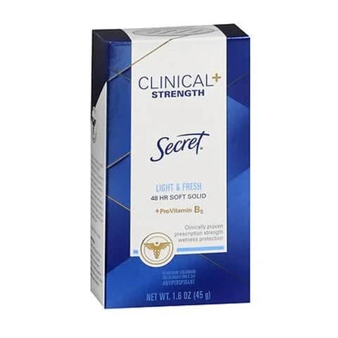Secret Clinical Strength Anti-Perspirant/Deodorant Light & Fresh Scent 1.6oz (1-3 unit)