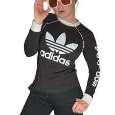 Adidas - Women's Originals Long Sleeve Tee (Black | White)