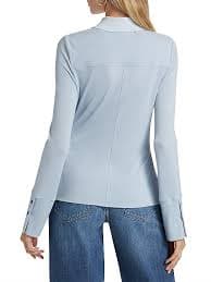 Derek Lam 10 Crosby Ulla Buttoned Knit Top | Saks Fifth Avenue