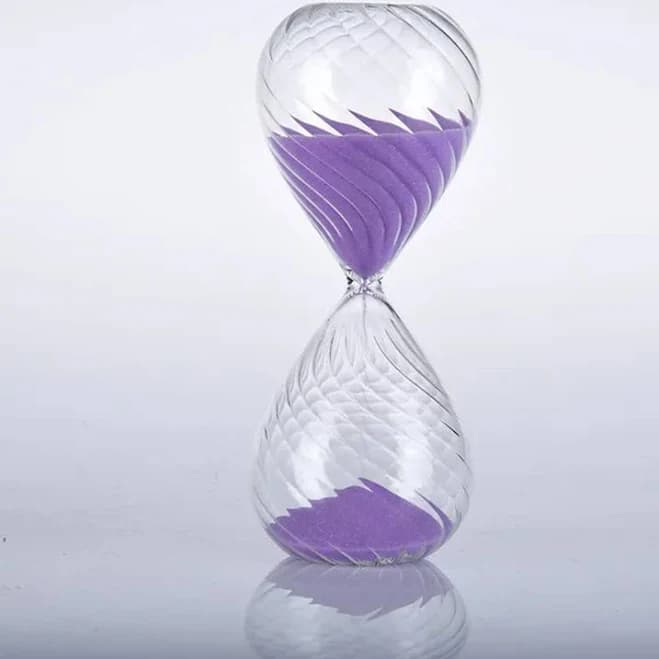 Winterworm Large Fashion Colorful Sand Glass Hourglass Timer