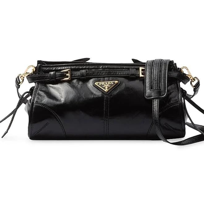 Prada Women's Small Leather Shoulder Bag