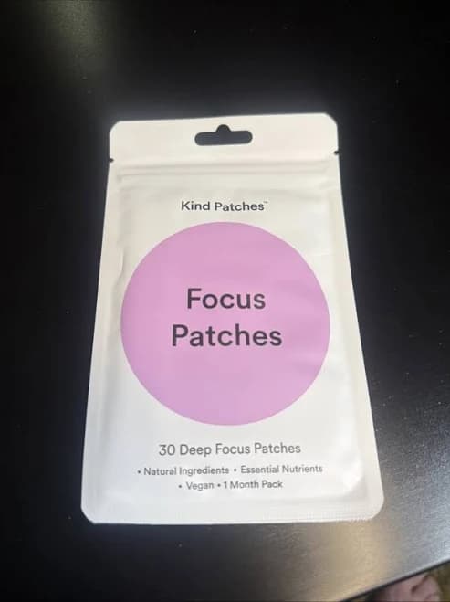 Kind Patches / Focus Patches / 1 Month Supply / Natural
