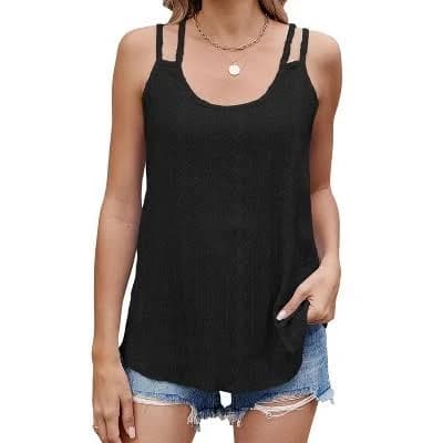 Women's Casual Spaghetti Strap Embroidery Camisole