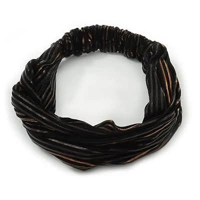 Wide Elastic Stripy Headband